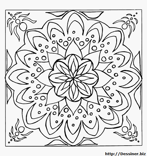 Página para colorir: Mandalas de flores (mandalas) #117105 - Páginas para Colorir Imprimíveis Gratuitamente