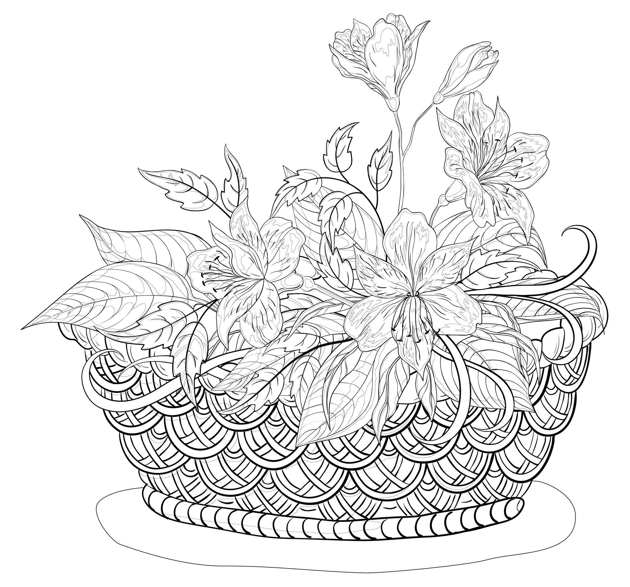 Página para colorir: Mandalas de flores (mandalas) #117149 - Páginas para Colorir Imprimíveis Gratuitamente