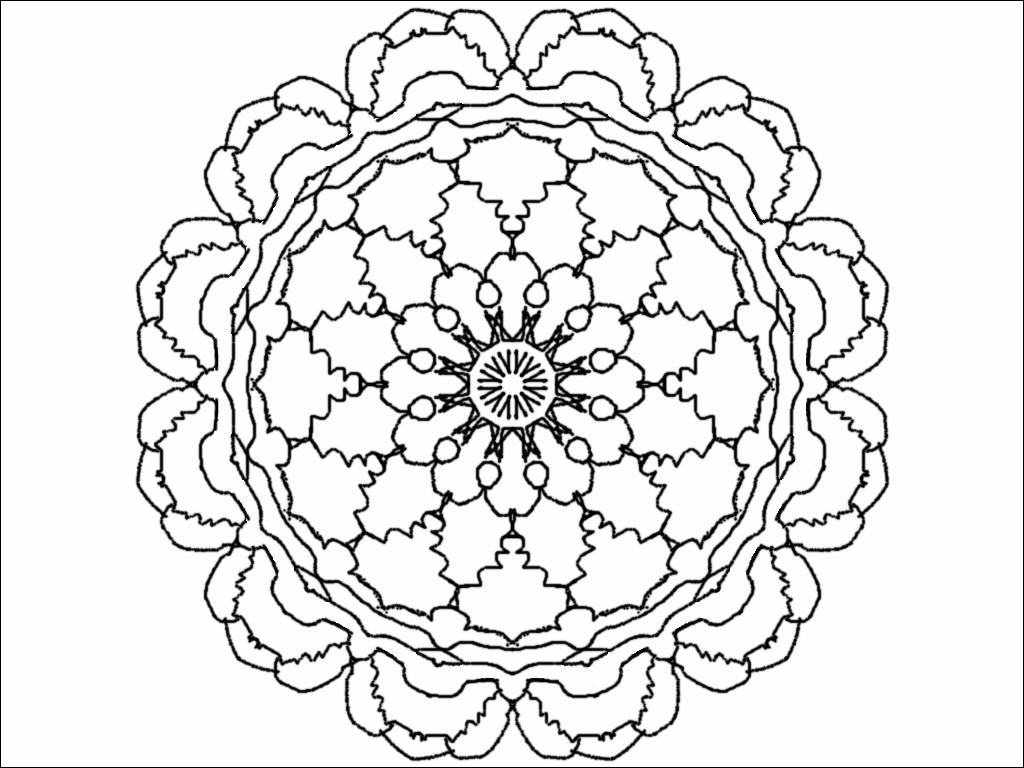 Página para colorir: Mandalas de flores (mandalas) #117261 - Páginas para Colorir Imprimíveis Gratuitamente