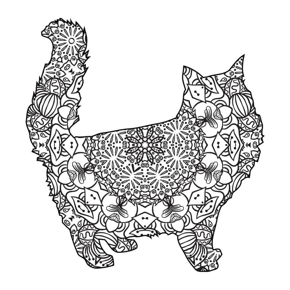Desenho gratuito Mandalas de Gatos #199947 da colecao Mandalas para imprimir