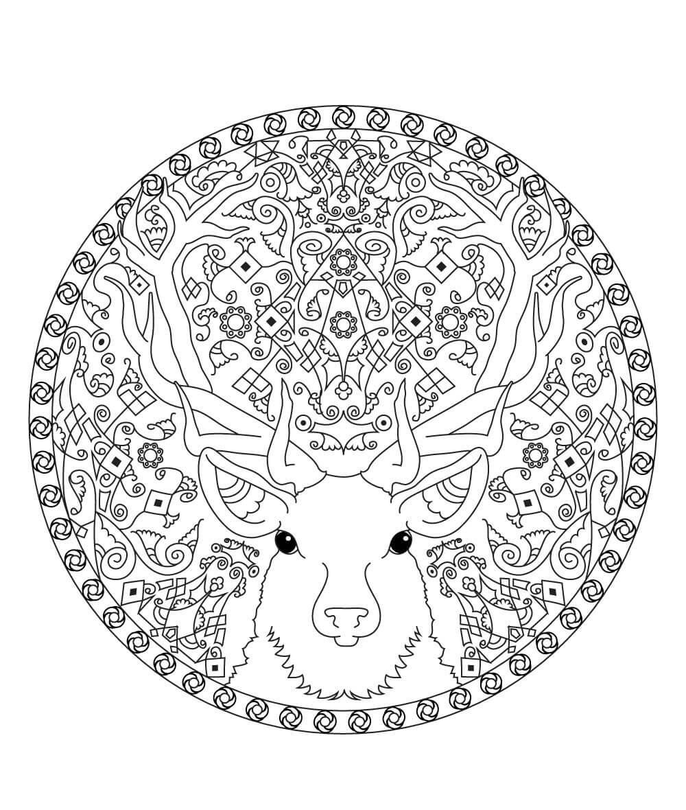 Desenho gratuito Mandalas de Natal #220112 da colecao Mandalas para imprimir