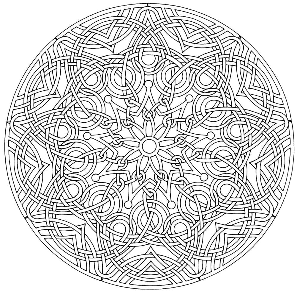 Desenho gratuito Mandalas Difíceis #209936 da colecao Mandalas para imprimir
