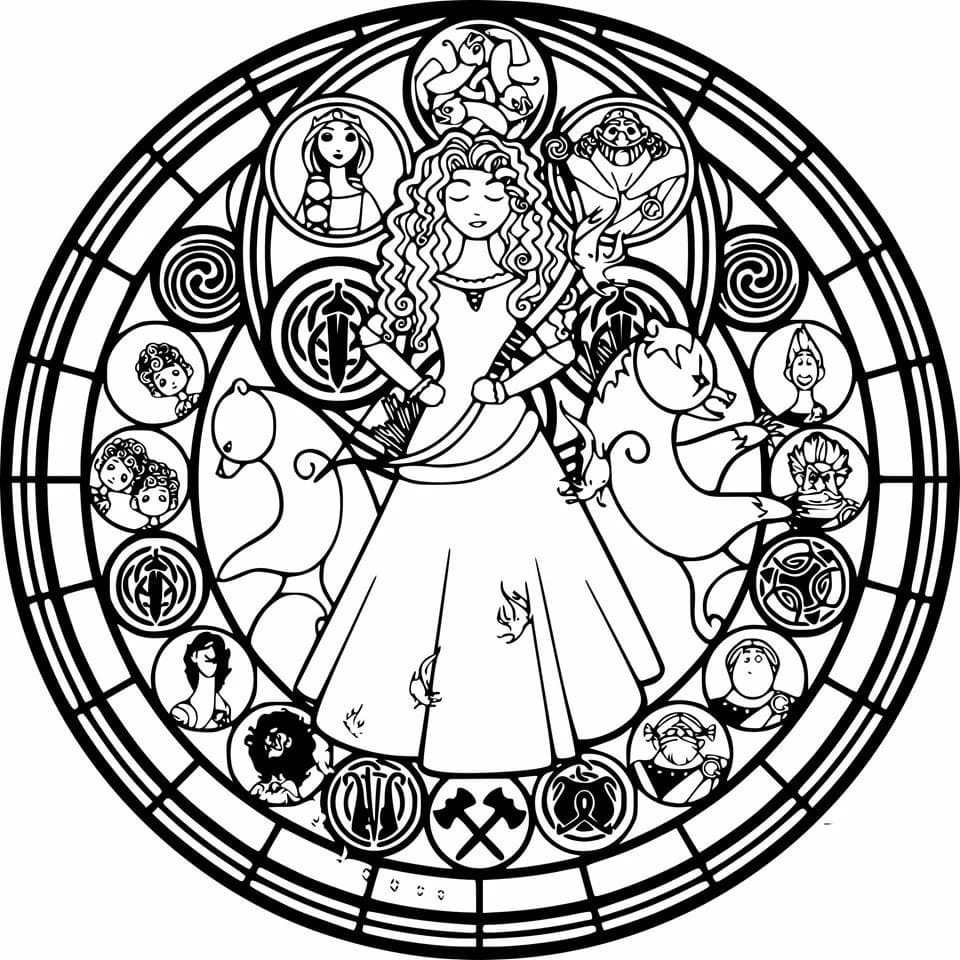 Página para colorir: Mandalas Disney (Mandalas) #175276 - Páginas para Colorir Imprimíveis Gratuitamente