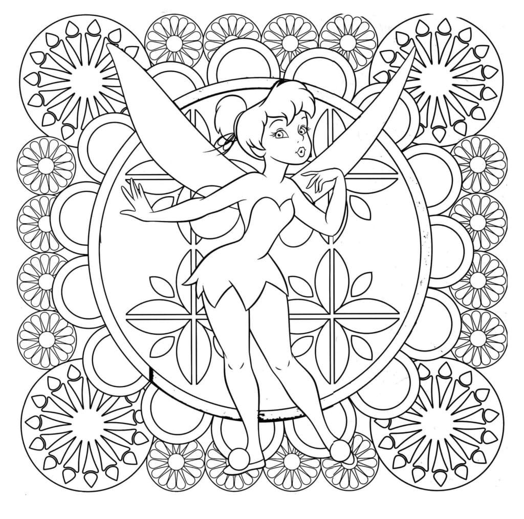 Página para colorir: Mandalas Disney (Mandalas) #175279 - Páginas para Colorir Imprimíveis Gratuitamente