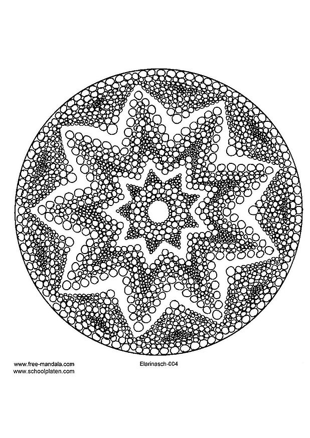 Página para colorir: mandalas estelares (mandalas) #117969 - Páginas para Colorir Imprimíveis Gratuitamente
