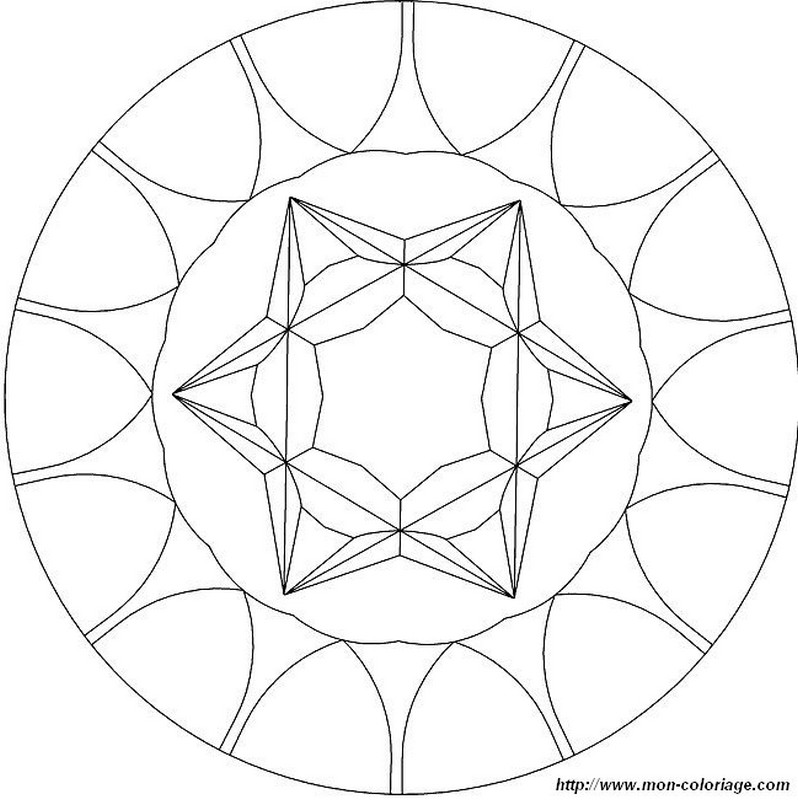 Página para colorir: mandalas estelares (mandalas) #117990 - Páginas para Colorir Imprimíveis Gratuitamente