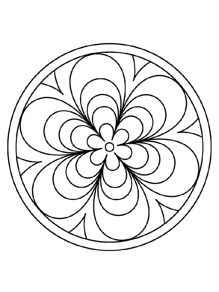 Desenho gratuito Mandalas Fáceis #175437 da colecao Mandalas para imprimir