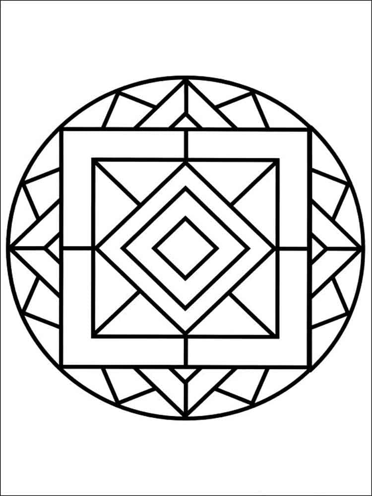 Desenho gratuito Mandalas Fáceis #175438 da colecao Mandalas para imprimir