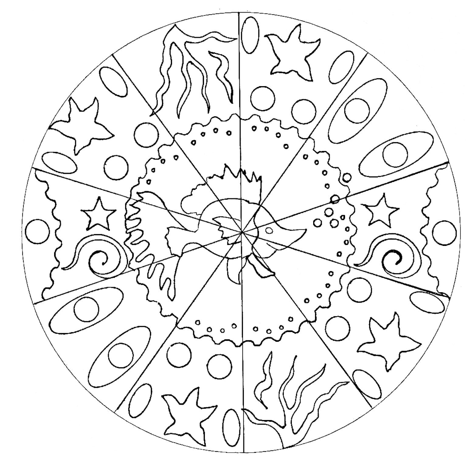 Desenho de Mandalas Fáceis #209868 para colorir, da coleção Mandalas, imprimível grátis Desenho de Mandalas Fáceis #209868 para colorir, da coleção Mandalas, imprimível grátis