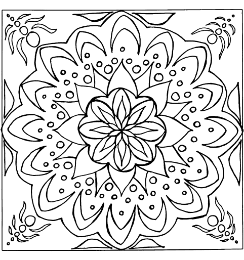 Página para colorir: mandalas para crianças (mandalas) #124122 - Páginas para Colorir Imprimíveis Gratuitamente