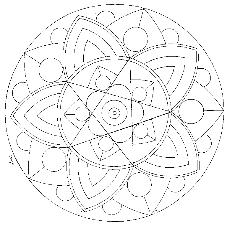 Página para colorir: mandalas para crianças (mandalas) #124124 - Páginas para Colorir Imprimíveis Gratuitamente