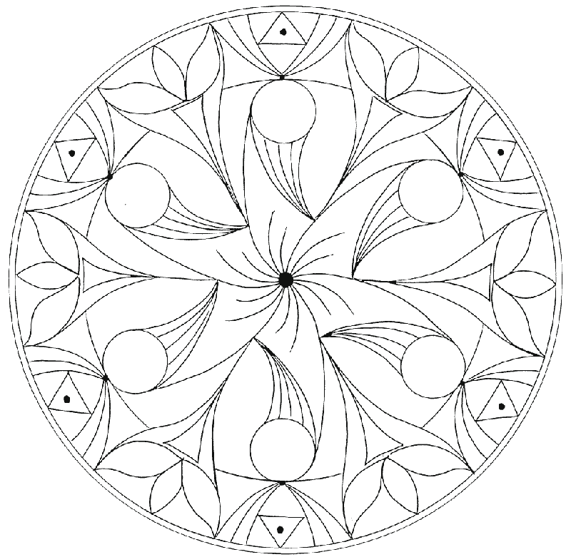 Página para colorir: mandalas para crianças (mandalas) #124145 - Páginas para Colorir Imprimíveis Gratuitamente