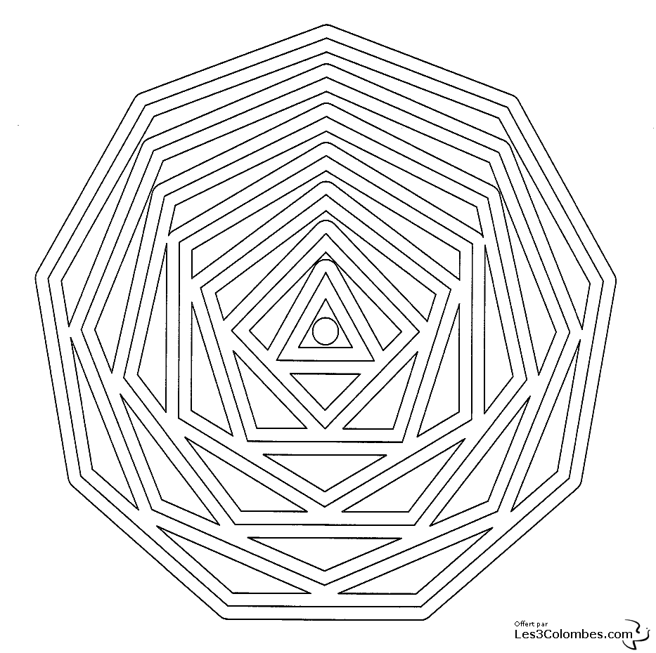 Página para colorir: mandalas para crianças (mandalas) #124164 - Páginas para Colorir Imprimíveis Gratuitamente