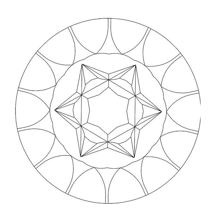 Página para colorir: mandalas para crianças (mandalas) #124168 - Páginas para Colorir Imprimíveis Gratuitamente