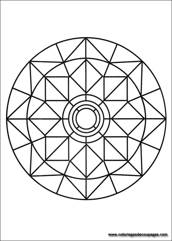 Página para colorir: mandalas para crianças (mandalas) #124190 - Páginas para Colorir Imprimíveis Gratuitamente