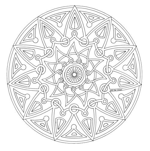 Página para colorir: mandalas para crianças (mandalas) #124192 - Páginas para Colorir Imprimíveis Gratuitamente