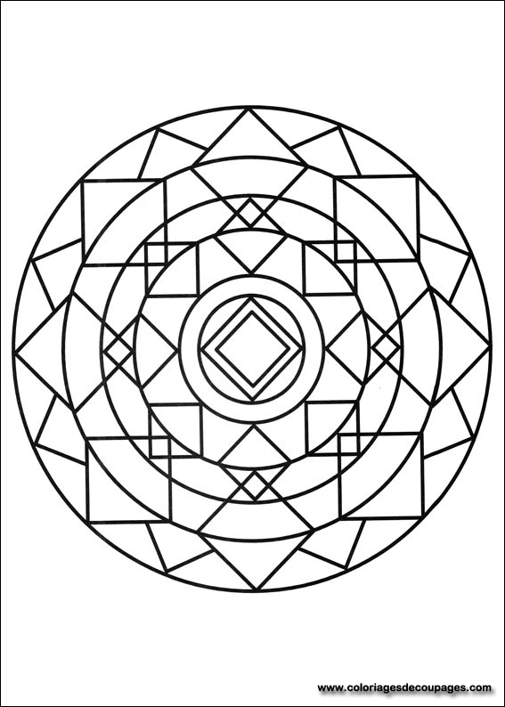 Página para colorir: mandalas para crianças (mandalas) #124194 - Páginas para Colorir Imprimíveis Gratuitamente