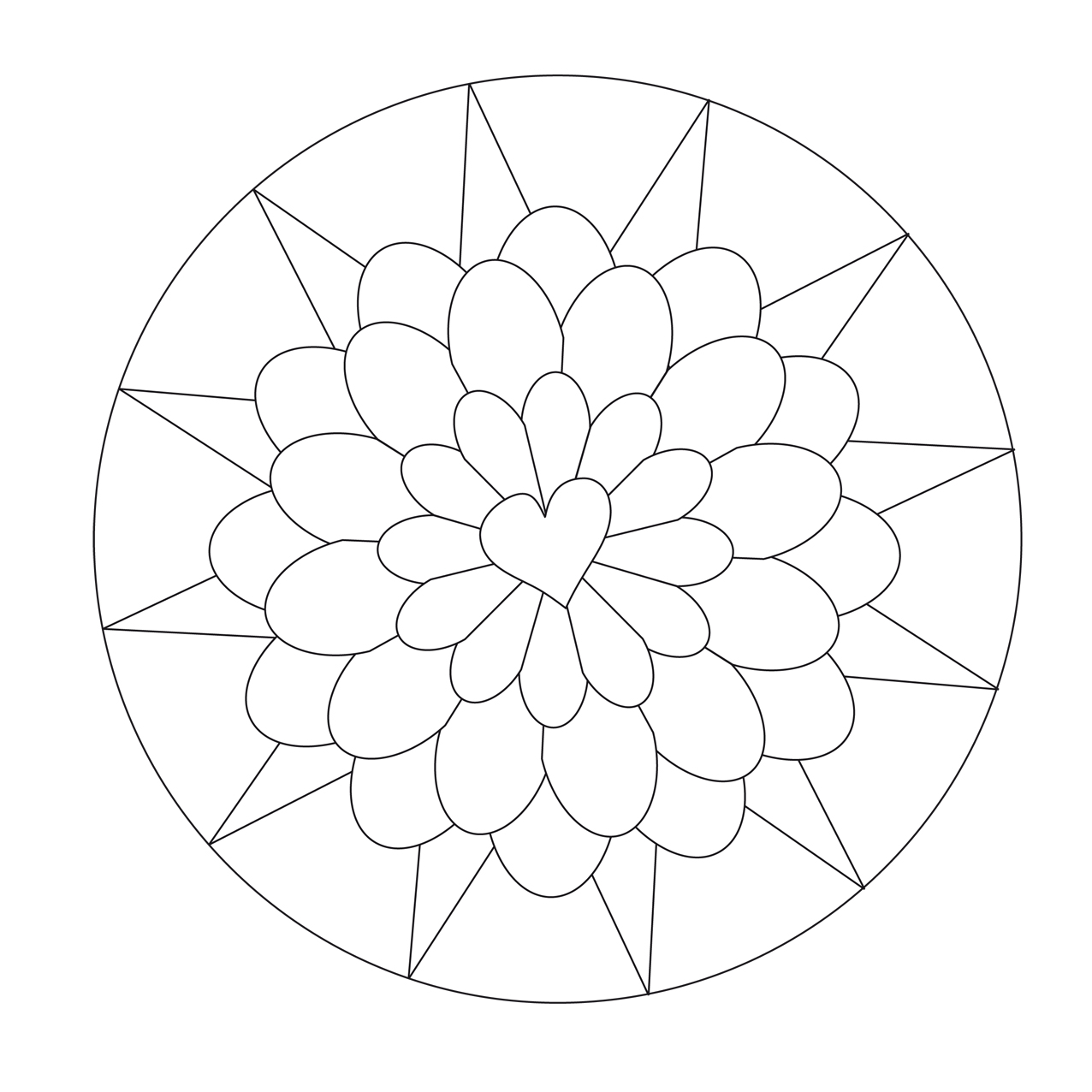 Página para colorir: mandalas para crianças (mandalas) #124203 - Páginas para Colorir Imprimíveis Gratuitamente