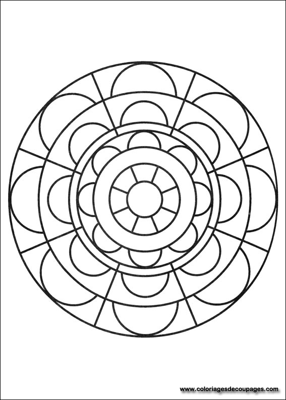 Página para colorir: mandalas para crianças (mandalas) #124218 - Páginas para Colorir Imprimíveis Gratuitamente