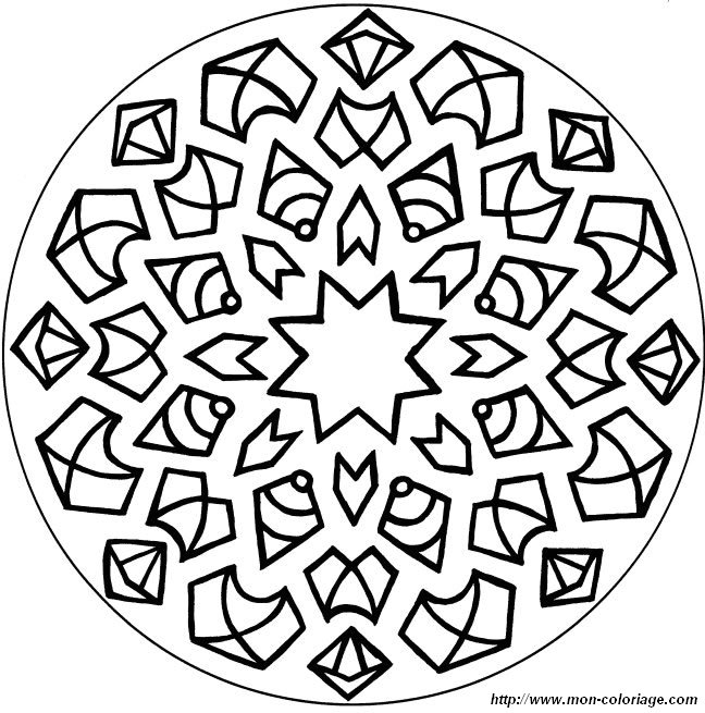 Página para colorir: mandalas para crianças (mandalas) #124248 - Páginas para Colorir Imprimíveis Gratuitamente