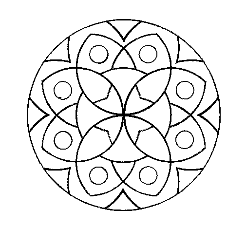 Mandala para colorir. página para colorir