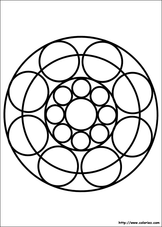 Página para colorir: mandalas para crianças (mandalas) #124321 - Páginas para Colorir Imprimíveis Gratuitamente