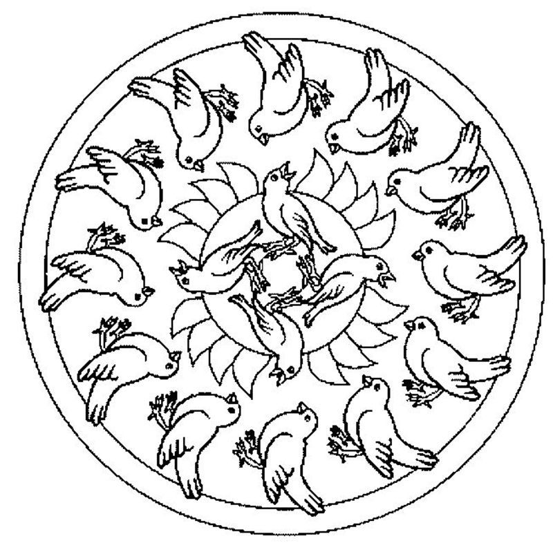 Página para colorir: mandalas para crianças (mandalas) #124322 - Páginas para Colorir Imprimíveis Gratuitamente