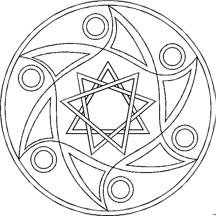 Página para colorir: mandalas para crianças (mandalas) #124372 - Páginas para Colorir Imprimíveis Gratuitamente