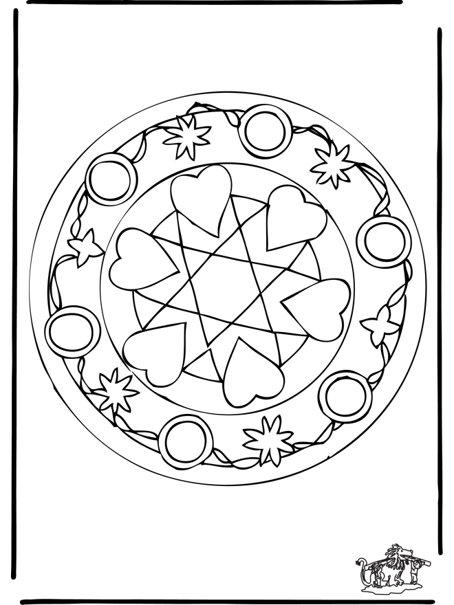 Página para colorir: mandalas para crianças (mandalas) #124389 - Páginas para Colorir Imprimíveis Gratuitamente