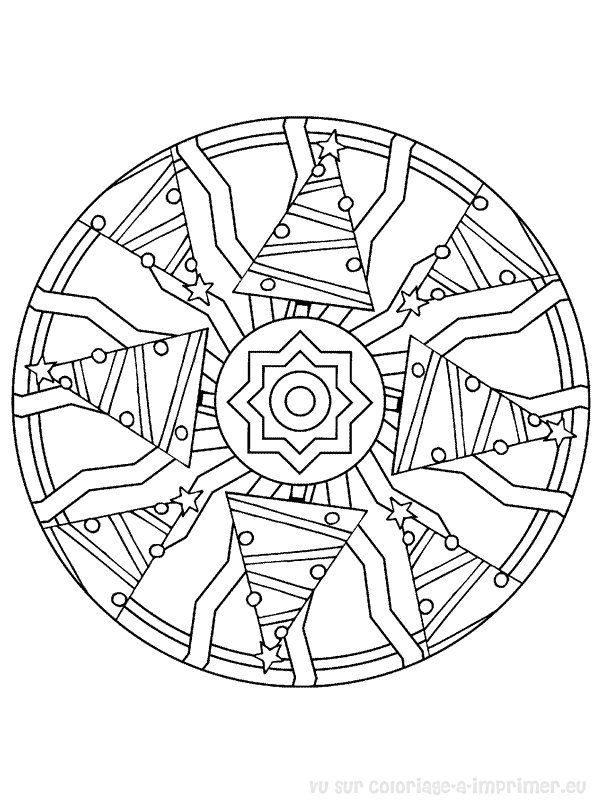 Página para colorir: mandalas para crianças (mandalas) #124407 - Páginas para Colorir Imprimíveis Gratuitamente