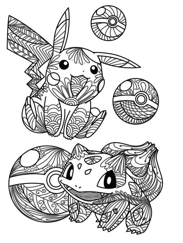 Desenho gratuito Mandalas Pokémon #174022 da colecao Mandalas para imprimir