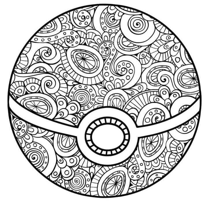 Desenho gratuito Mandalas Pokémon #174023 da colecao Mandalas para imprimir