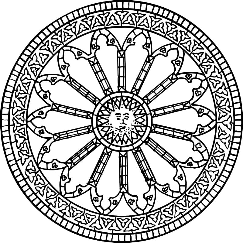 Desenho gratuito Rosácea #193020 da colecao Mandalas para imprimir Desenho gratuito Rosácea #193020 da colecao Mandalas para imprimir