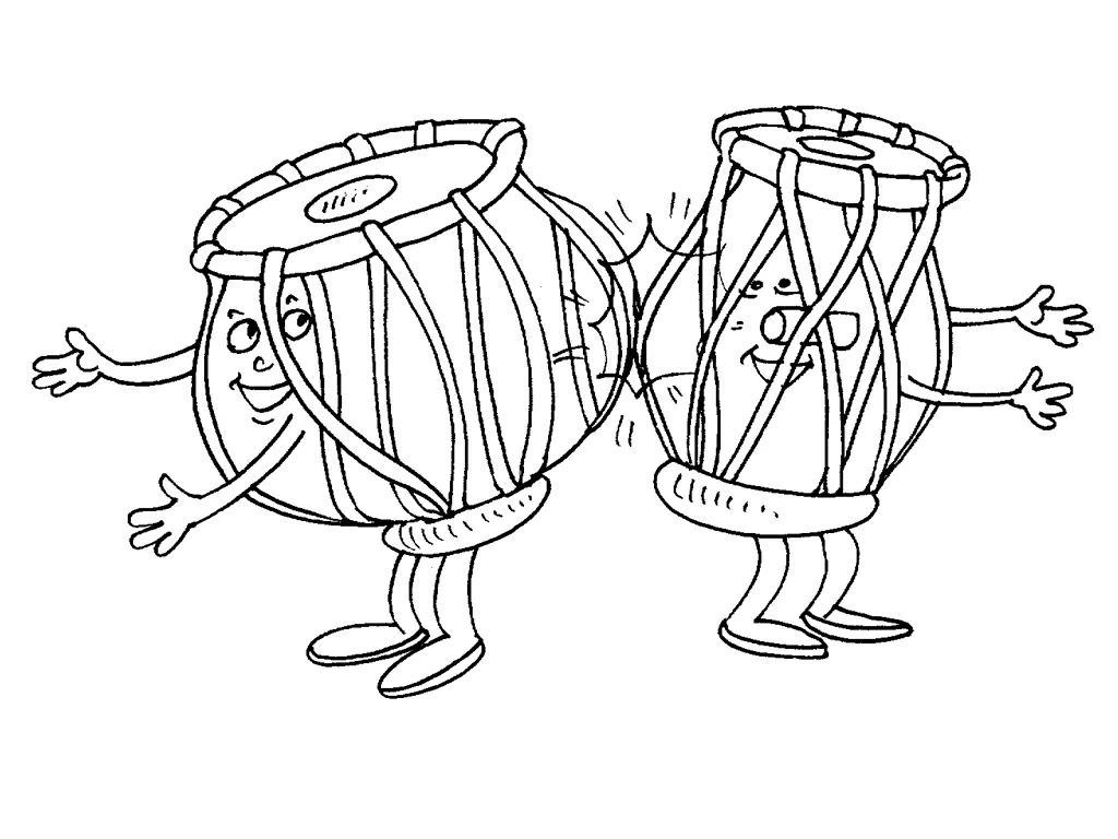 Desenho gratuito Instrumentos musicais #167238 da colecao Música para imprimir