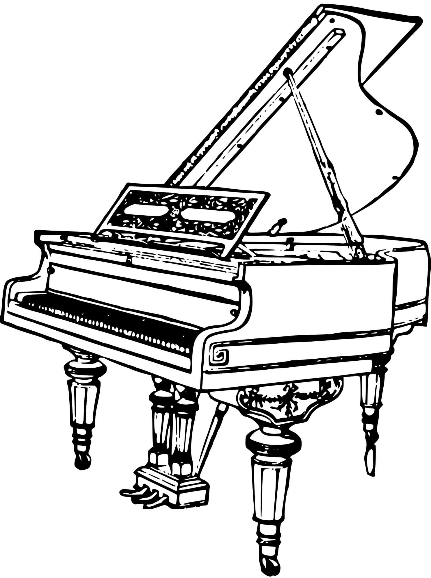 Desenho gratuito Piano #173481 da colecao Música para imprimir Desenho gratuito Piano #173481 da colecao Música para imprimir