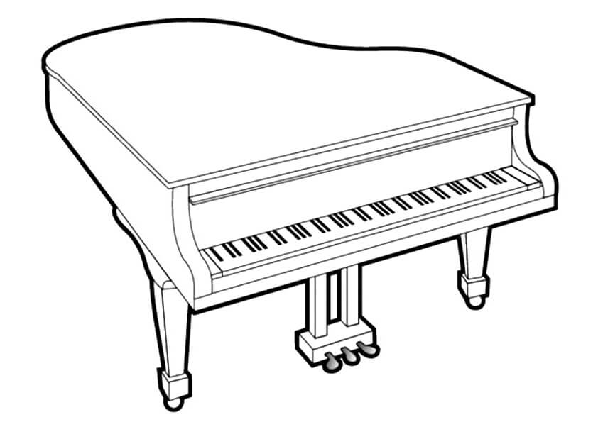 Desenho gratuito Piano #173512 da colecao Música para imprimir