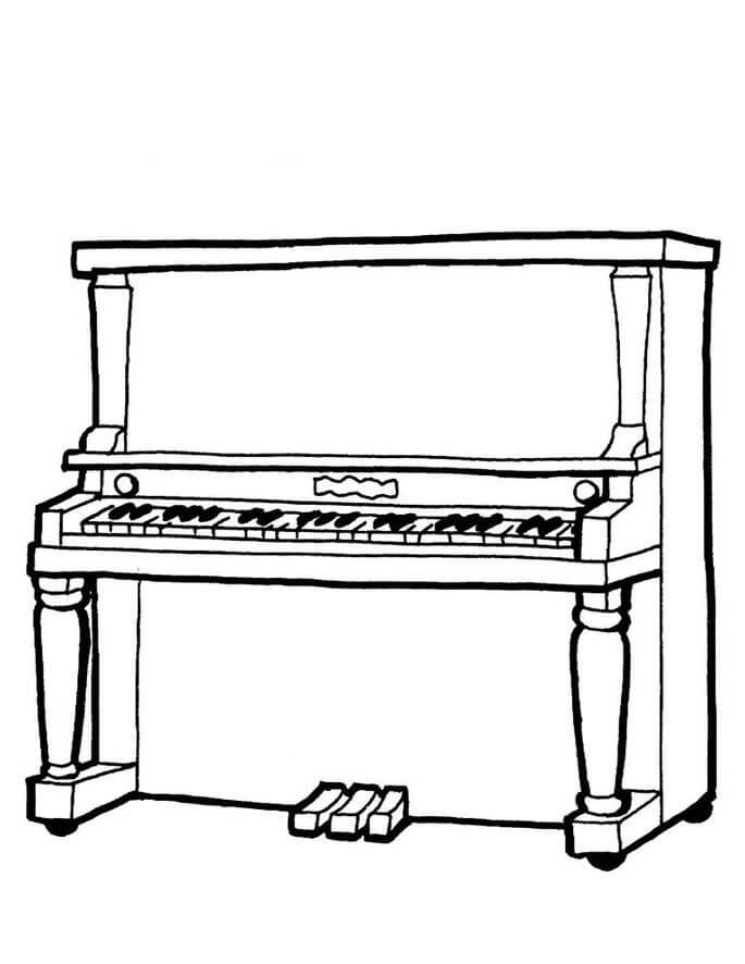 Desenho gratuito Piano #173523 da colecao Música para imprimir