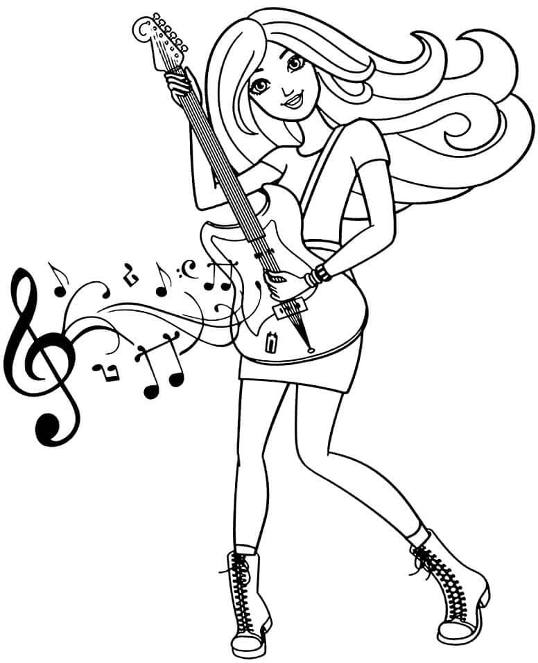 Desenho gratuito Violão #173148 da colecao Música para imprimir