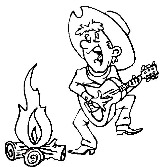 Desenho gratuito Violão #173155 da colecao Música para imprimir