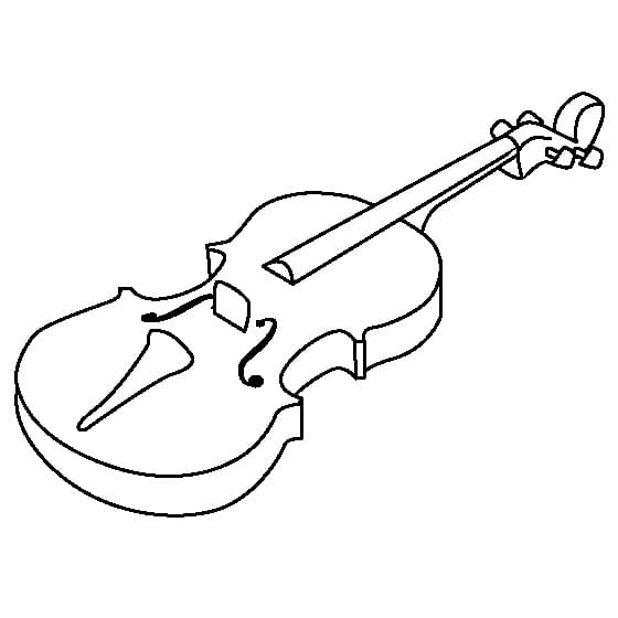 Desenho gratuito Violino #176940 da colecao Música para imprimir