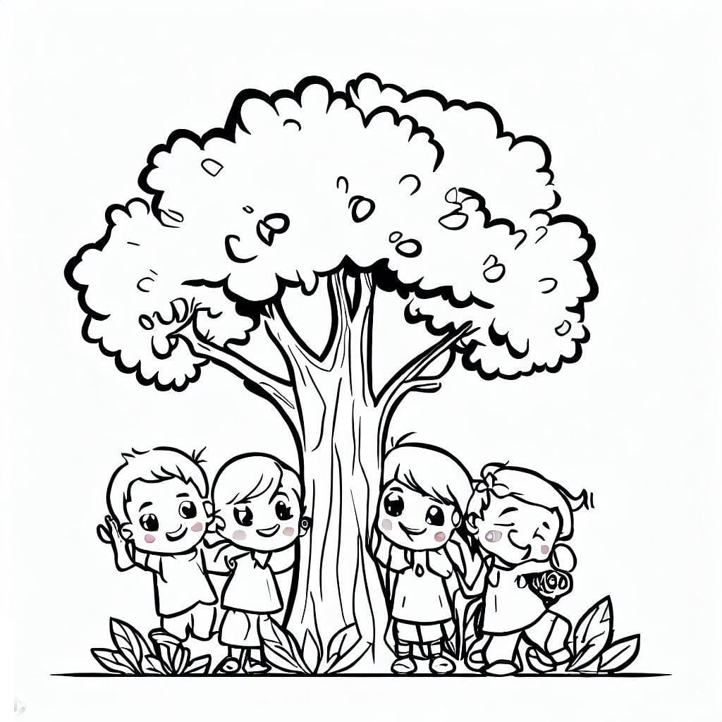 Desenho gratuito Árvore #190422 da colecao Natureza e Estações para imprimir