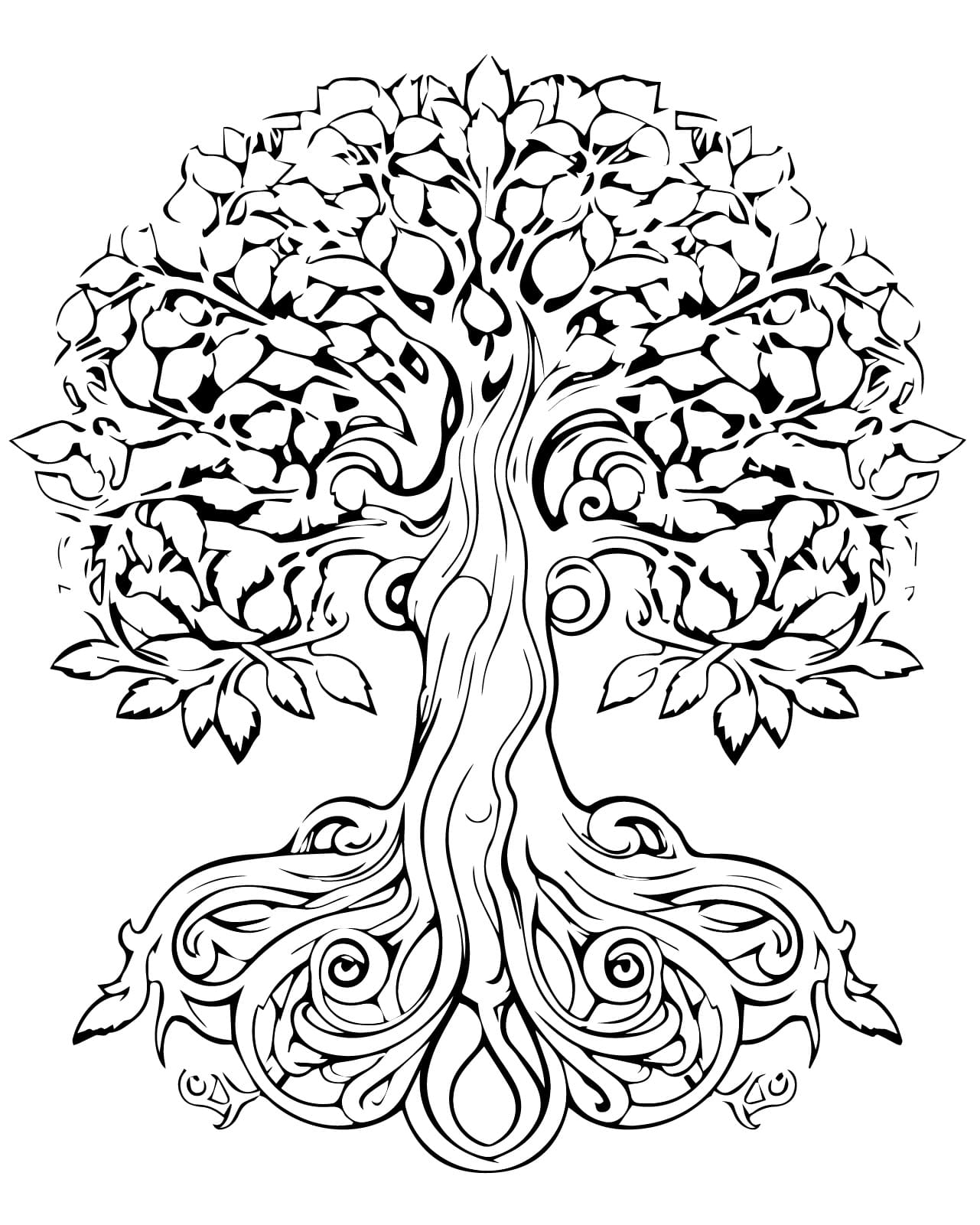 Desenho gratuito Árvore da Vida #214151 da colecao Natureza e Estações para imprimir