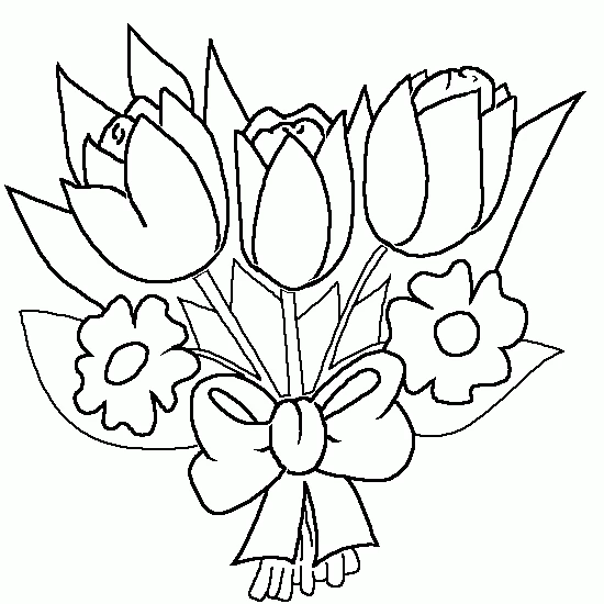 Desenho gratuito Buquê de Flores #160871 da colecao Natureza e Estações para imprimir