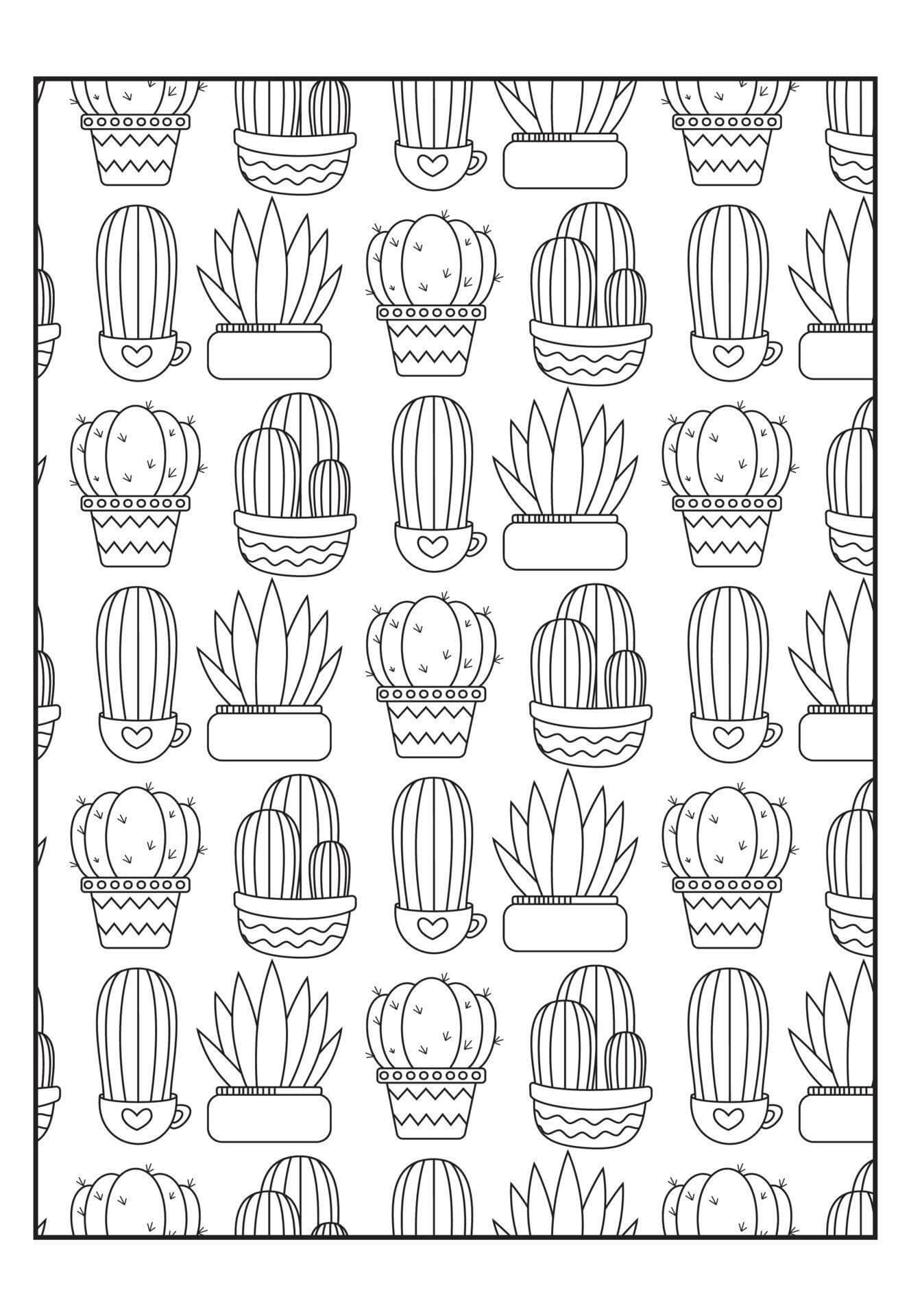 Desenho gratuito Cacto #170859 da colecao Natureza e Estações para imprimir