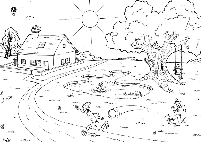 Desenho gratuito Campo #165462 da colecao Natureza e Estações para imprimir