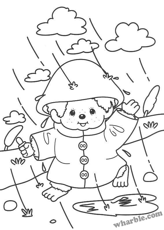 Desenho gratuito Chuva #158259 da colecao Natureza e Estações para imprimir