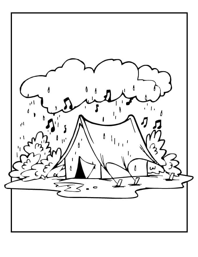 Desenho gratuito Chuva #193762 da colecao Natureza e Estações para imprimir