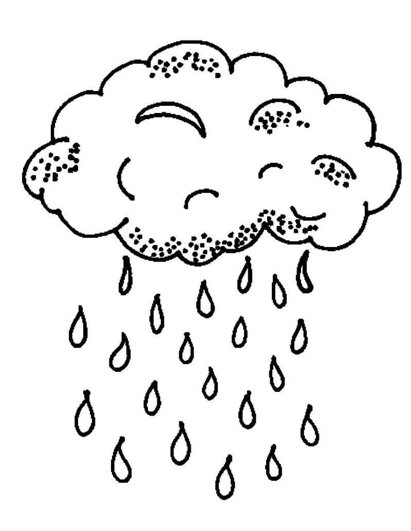 Desenho gratuito Chuva #193778 da colecao Natureza e Estações para imprimir