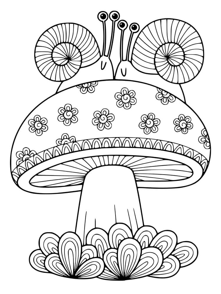 Desenho gratuito Cogumelo #174089 da colecao Natureza e Estações para imprimir