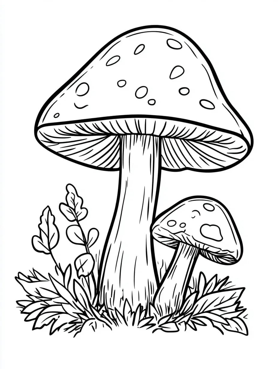 Desenho gratuito Cogumelo #217410 da colecao Natureza e Estações para imprimir